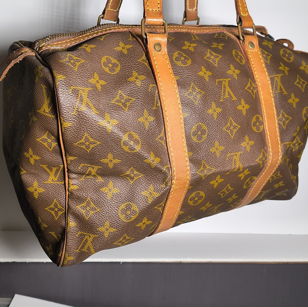 Luxury Vintage Monogram Speedy Louis Vuitton Duffle Overnight Weekend Travel Bag